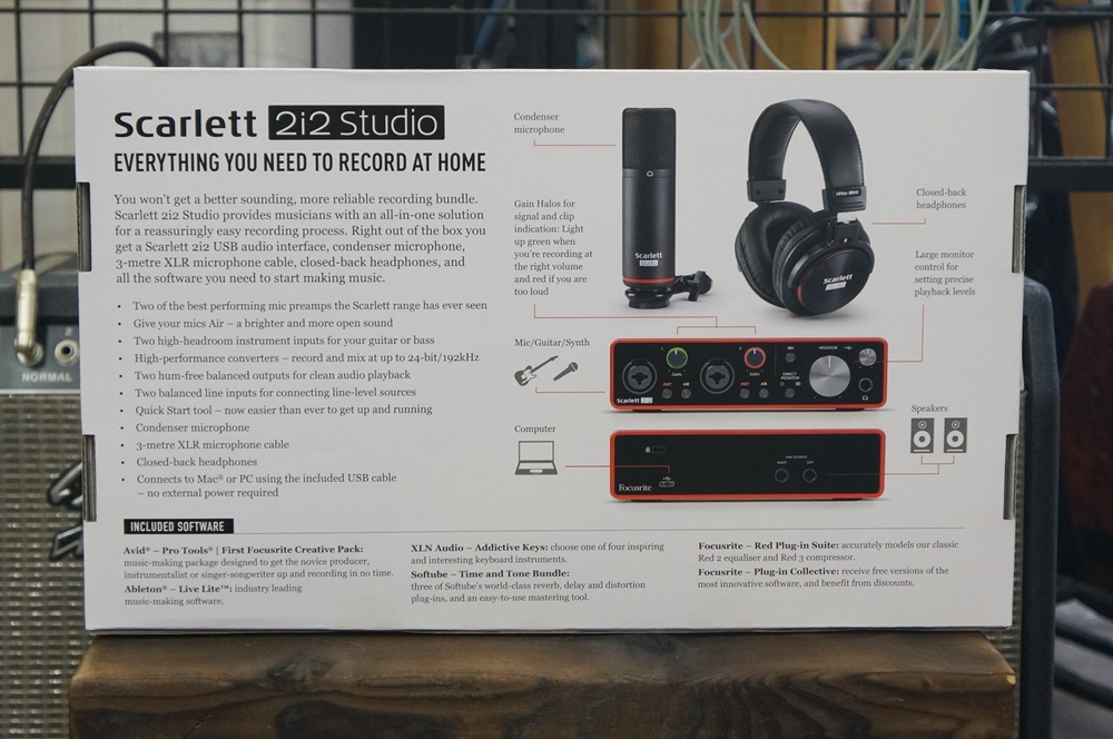 Focusrite Scarlett 2i2 3rd Gen Studio Pack / 楽器屋BOW オンライン
