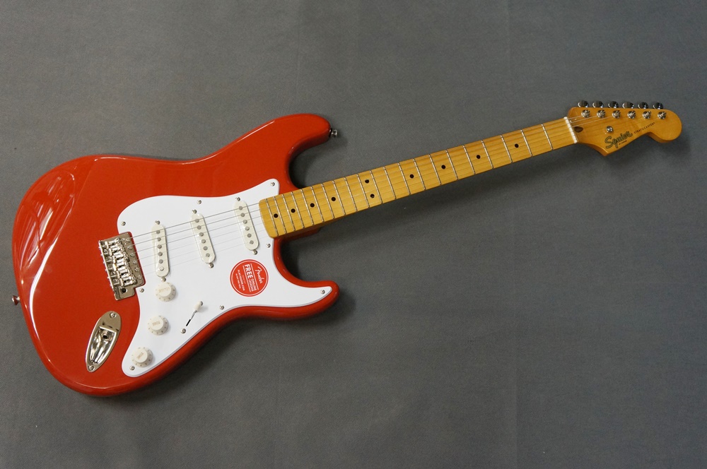 Squier Classic Vibe Stratocaster Maple Fingerboard FRD 【Fiesta Red】 / 楽器屋BOW オンラインストア