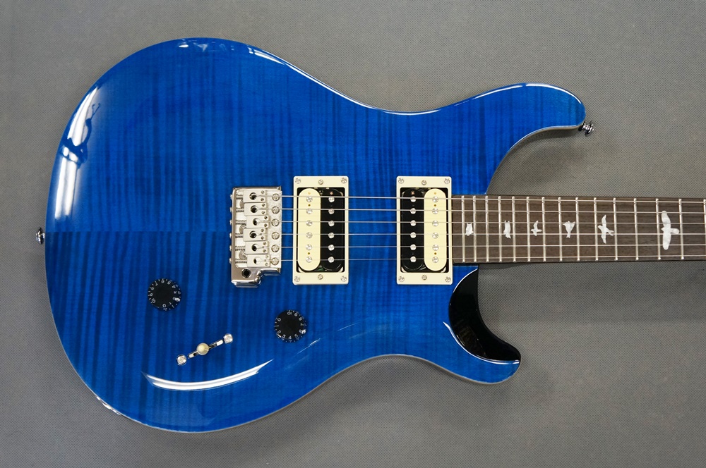【7133】 PRS SE custom 24 Blue Matteo 青エレキギター