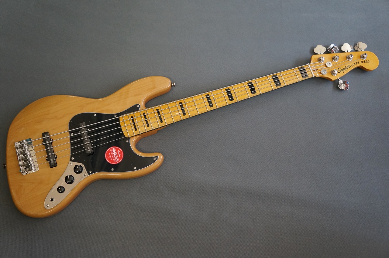 Squier Classic Vibe '70s Jazz Bass V - Natural - / 楽器屋BOW 
