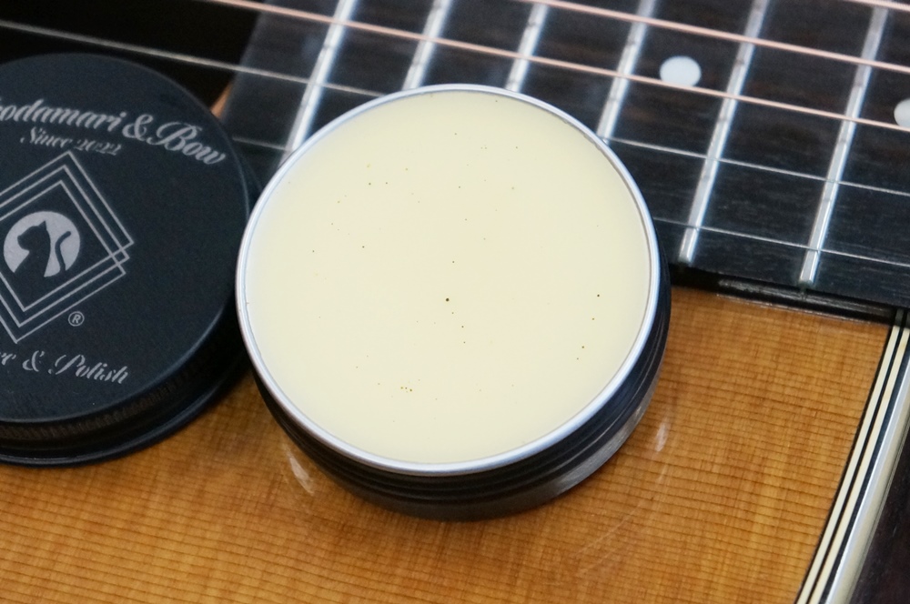 国産 楽器用 蜜蝋ワックス 30g 楽器指板のメンテナンスなどに 保護ワックス 蜜蝋クリーム
