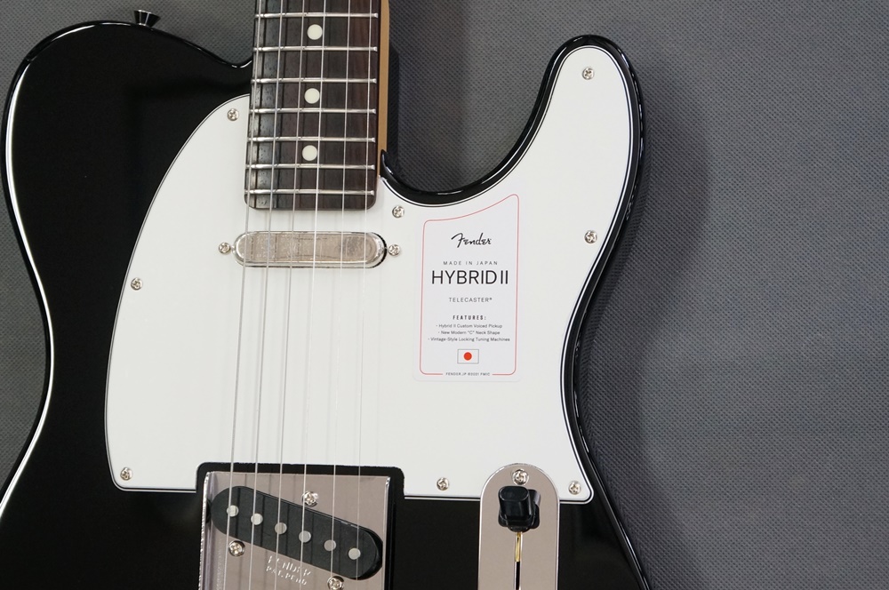 Fender Made in Japan Hybrid II Telecaster Rosewood Fingerboard BLK